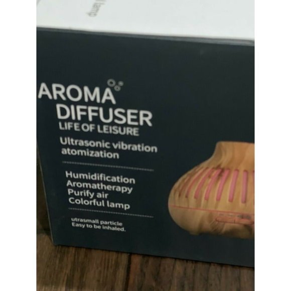 NEW Aroma Diffuser 400mL Essential Oil Ultrasonic Cool Mist Humid Dark Remote - Picture 2 of 5